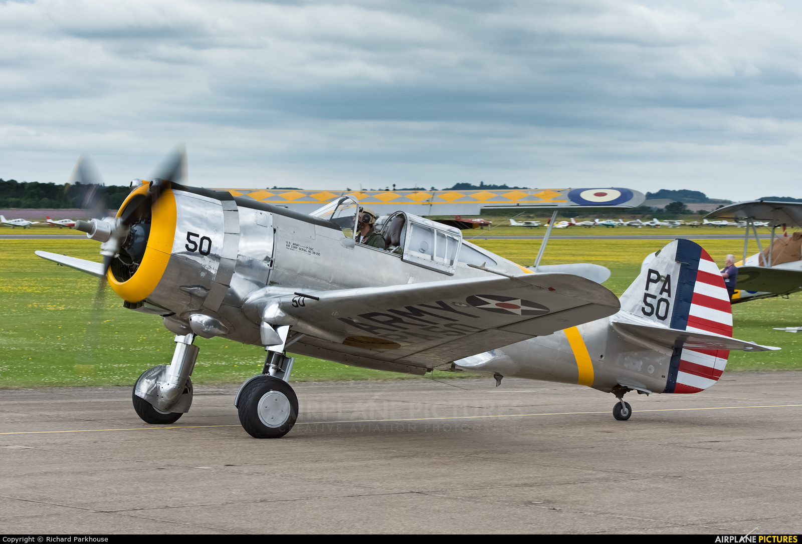 The Fighter Collection NX80FR aircraft at Duxford