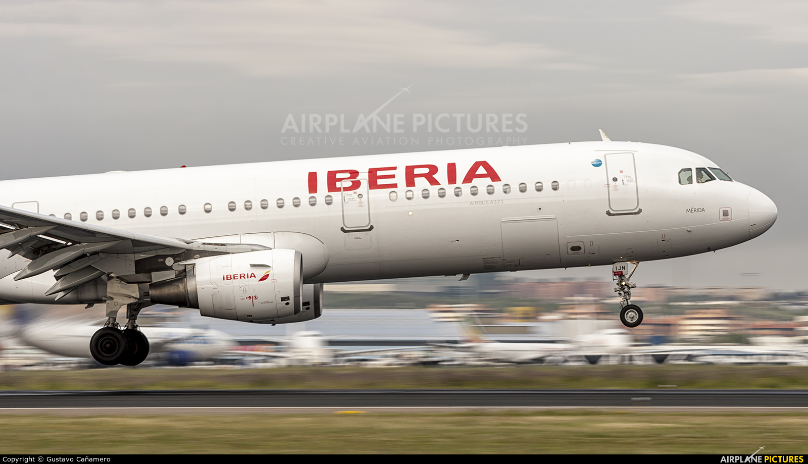 Iberia EC-IJN aircraft at Madrid - Barajas