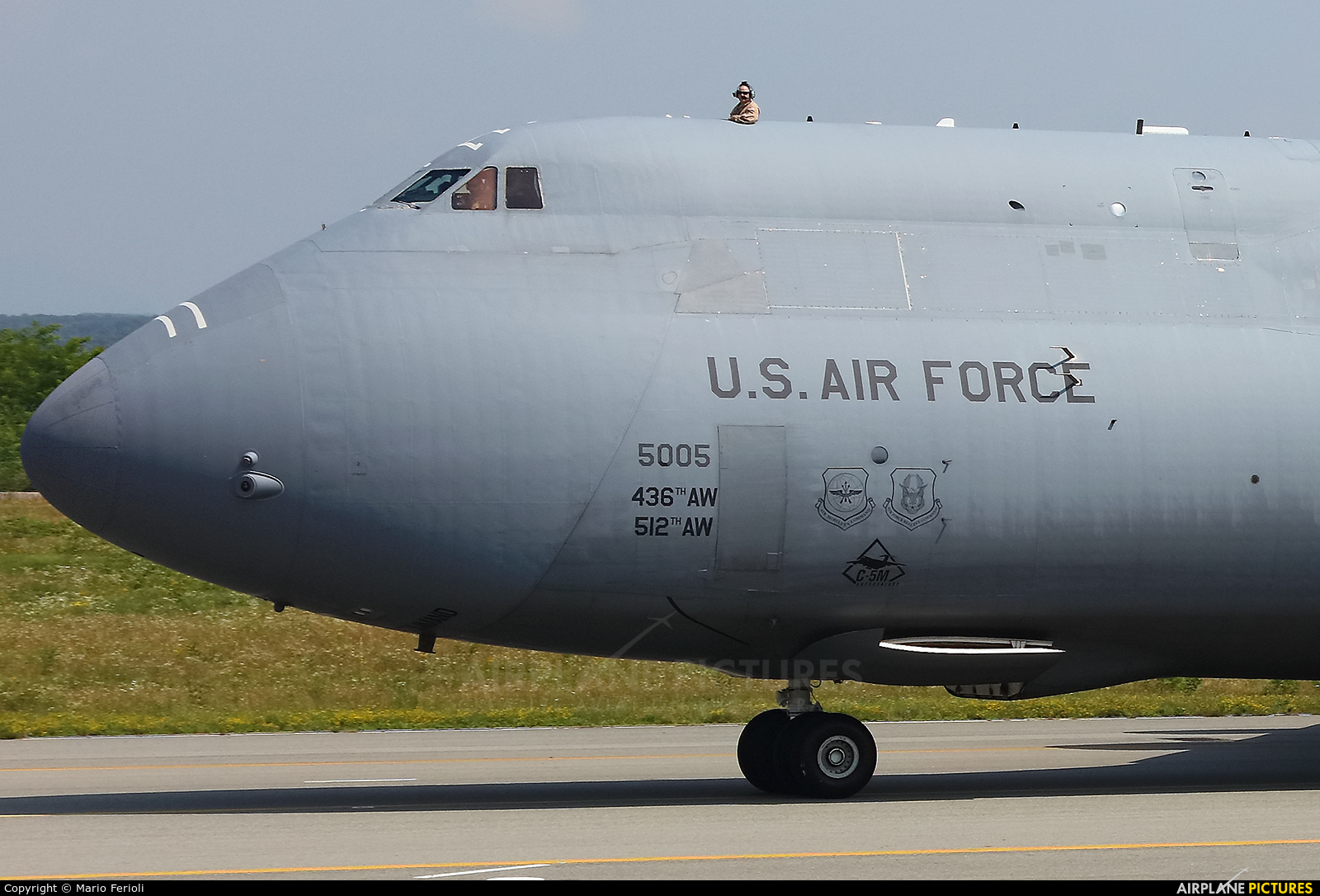 USA - Air Force 85-0005 aircraft at Milan - Malpensa