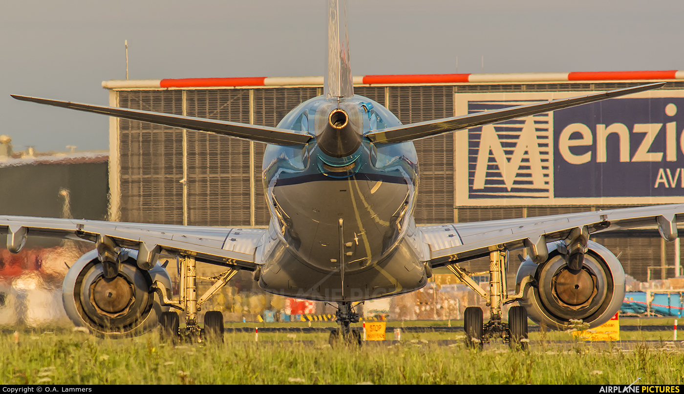 KLM Cityhopper PH-EZY aircraft at Amsterdam - Schiphol
