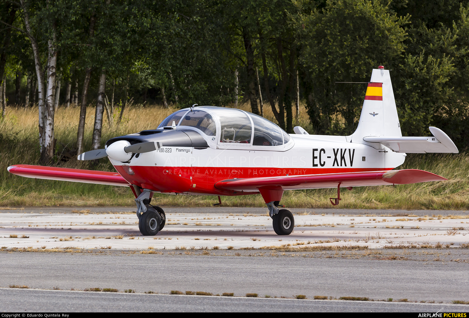 Private EC-XKV aircraft at Lugo - Rozas