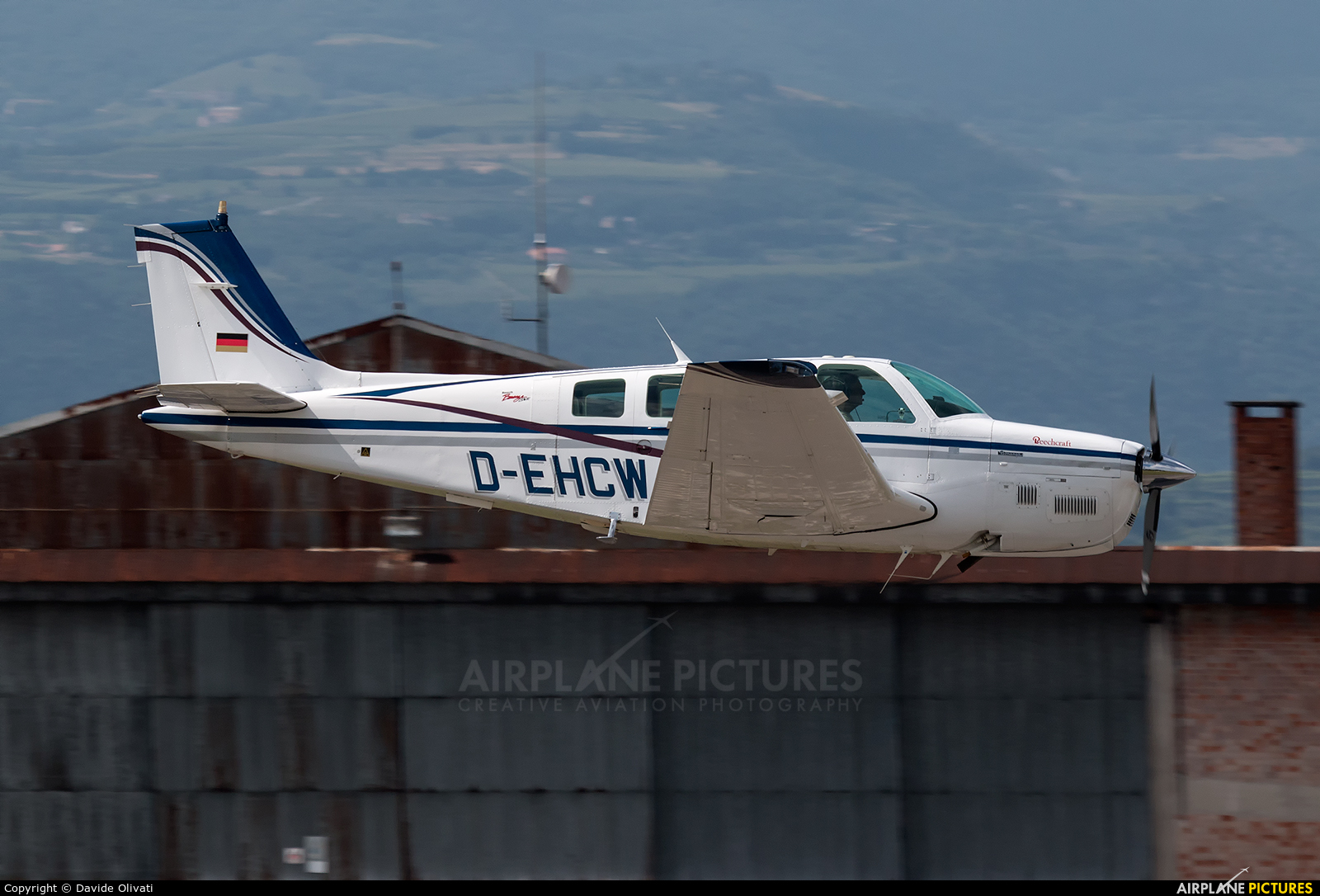 Private D-EHCW aircraft at Verona - Boscomantico