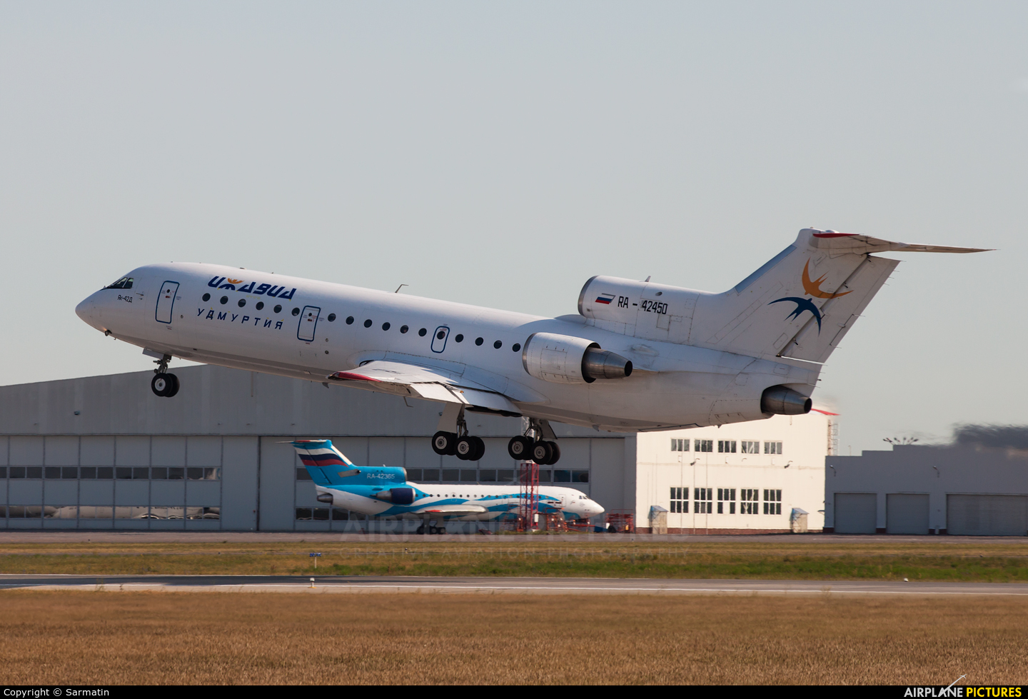 Izhavia RA-42450 aircraft at Kazan