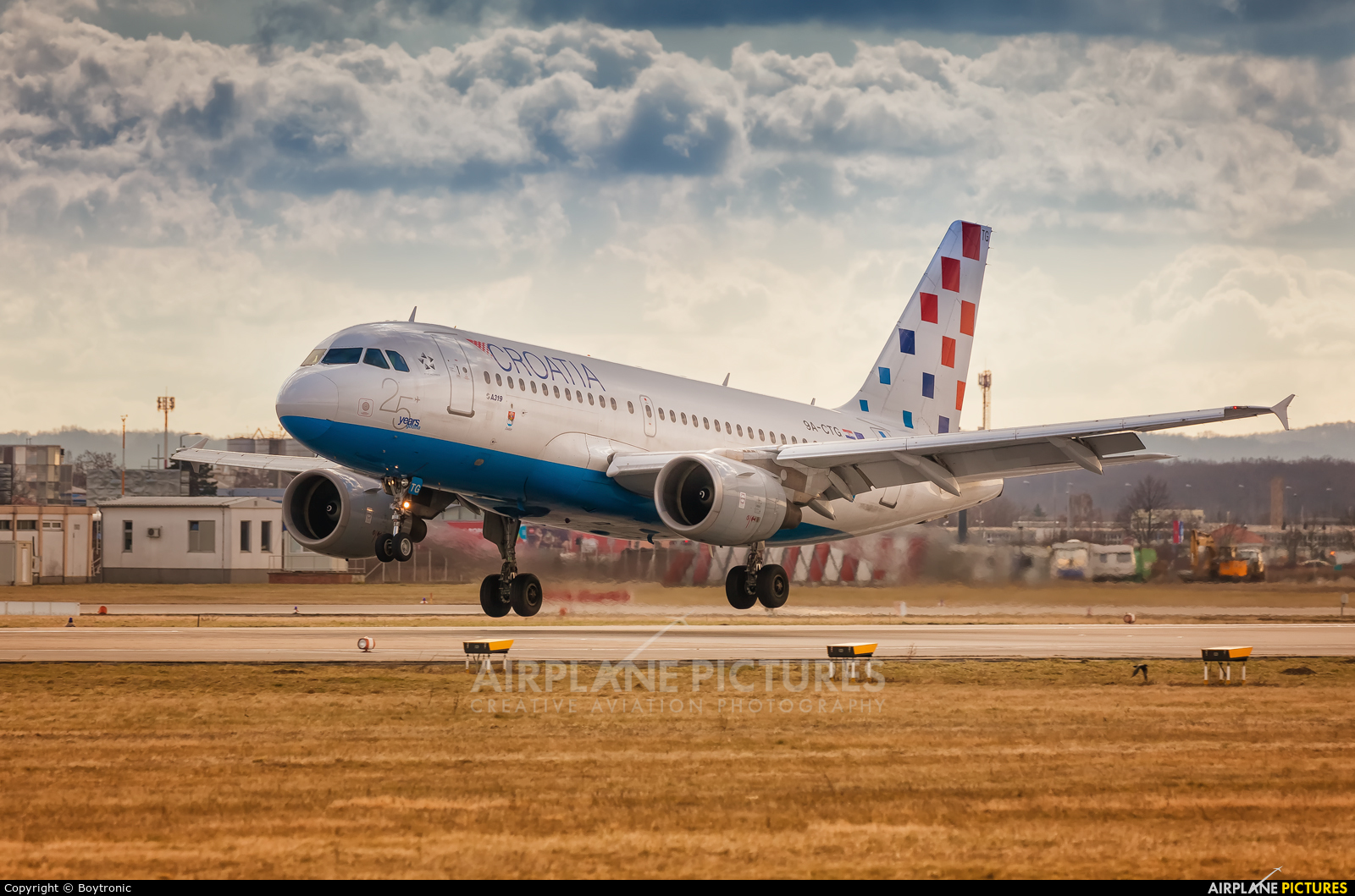 Croatia Airlines 9A-CTG aircraft at Zagreb