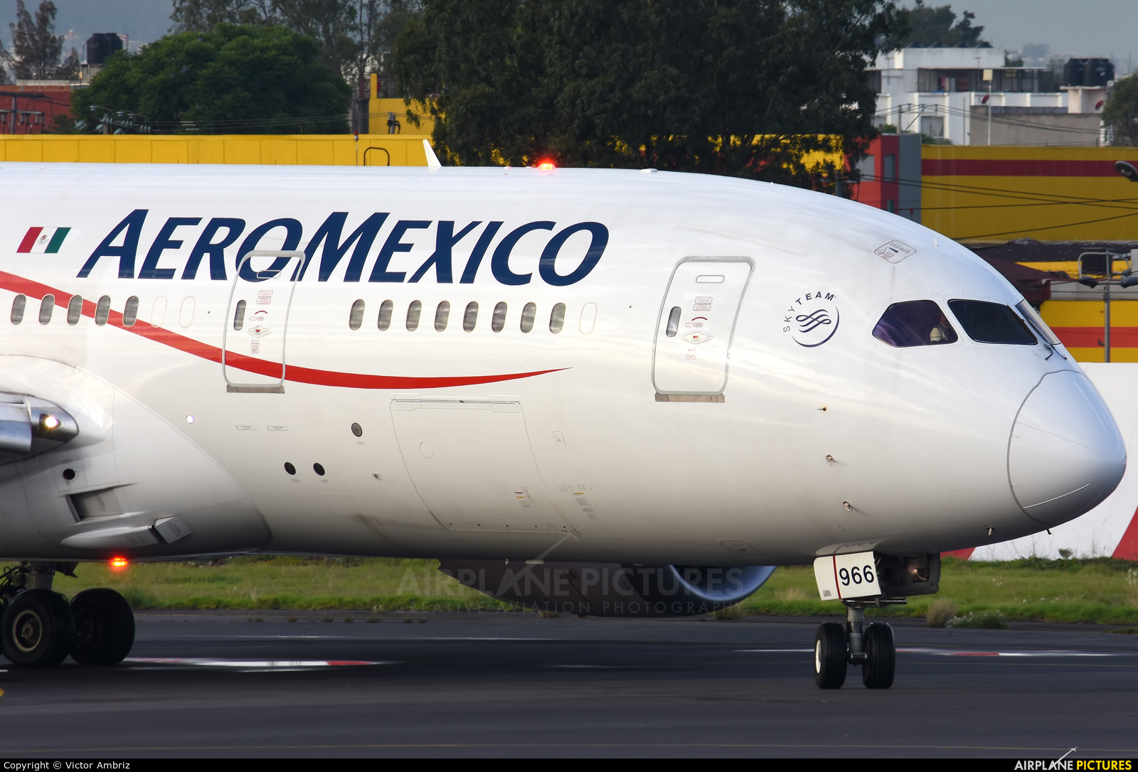 Aeromexico N966AM aircraft at Mexico City - Licenciado Benito Juarez Intl