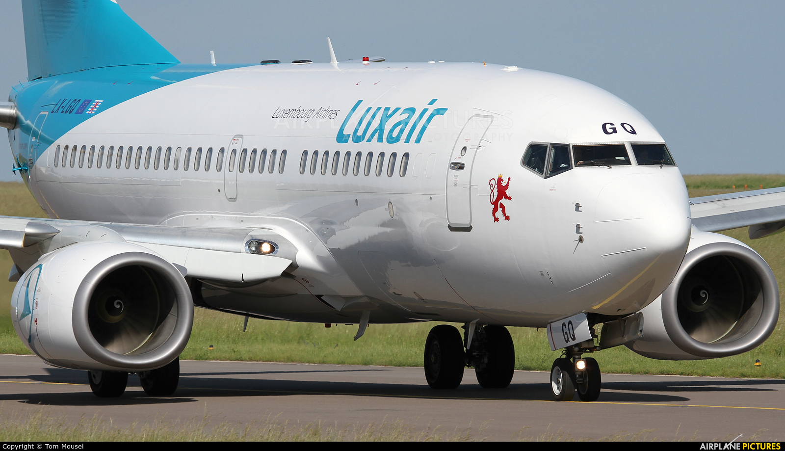 Luxair LX-LGQ aircraft at Luxembourg - Findel