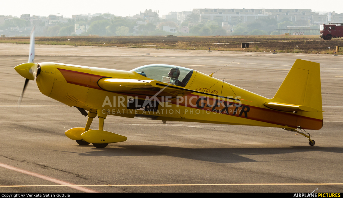 Aerobatics4You G-EXTR aircraft at Begumpet