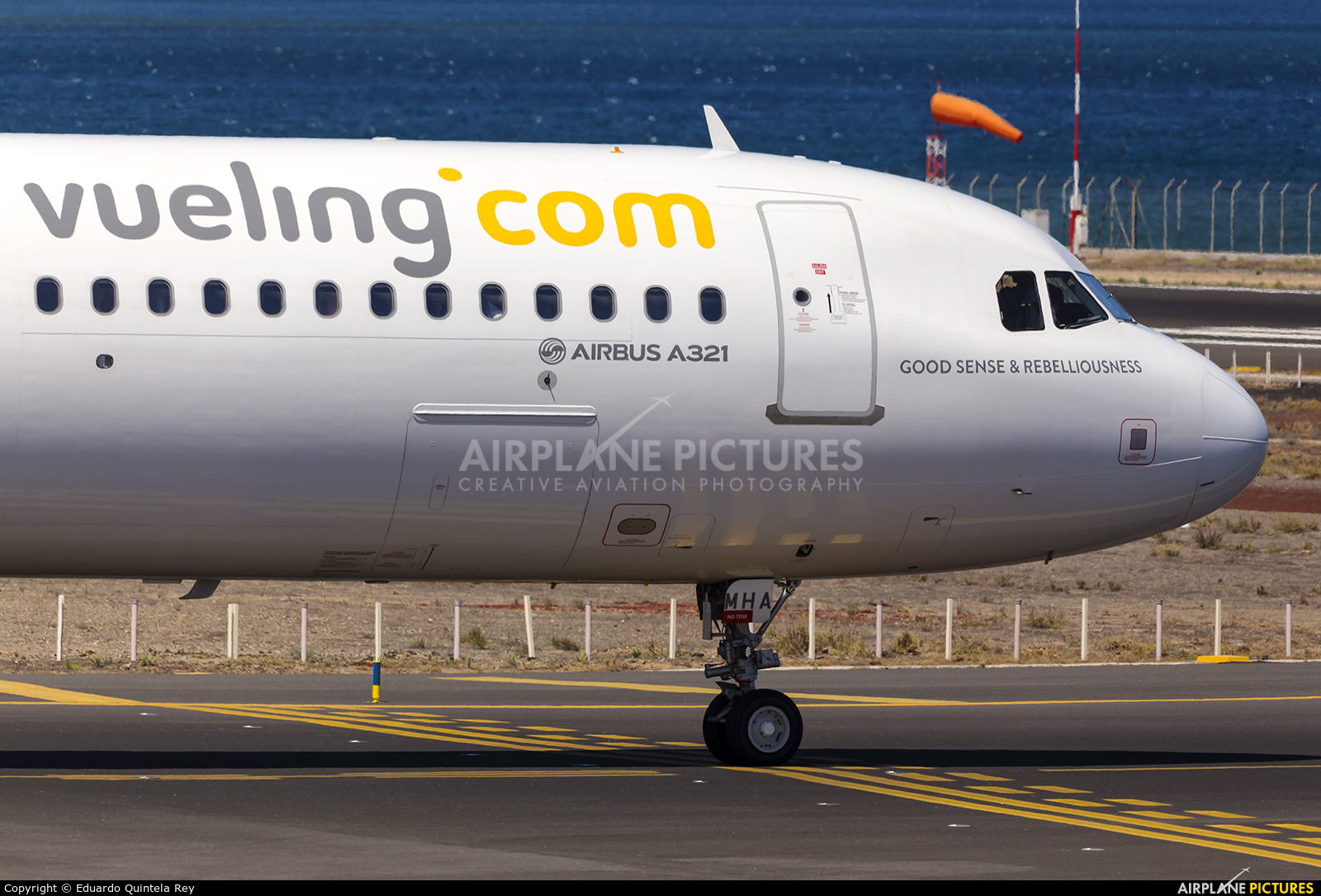Vueling Airlines EC-MHA aircraft at Lanzarote - Arrecife