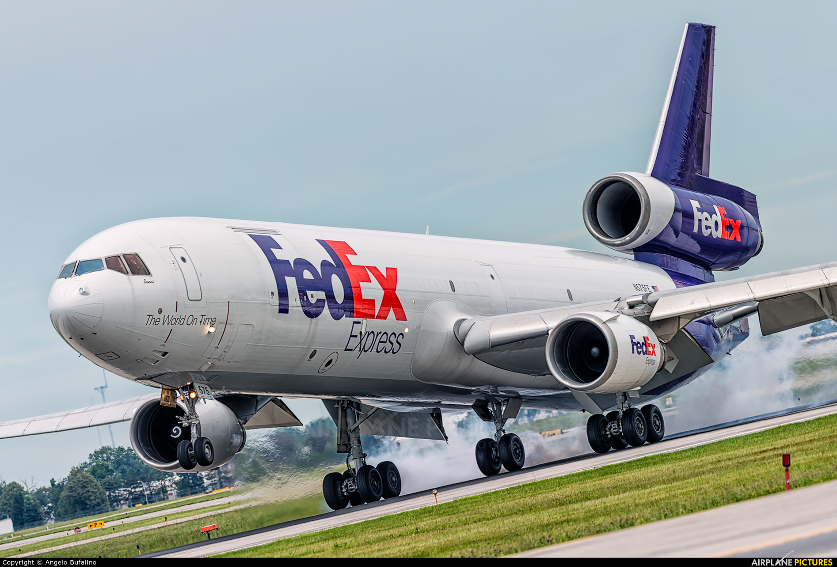FedEx Federal Express N575FE aircraft at Indianapolis Intl