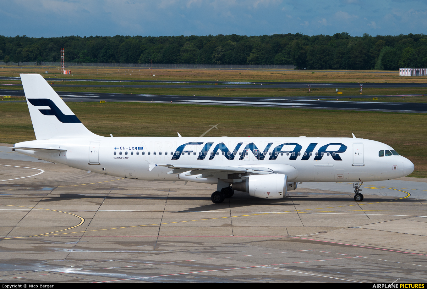 Finnair OH-LXM aircraft at Berlin - Tegel