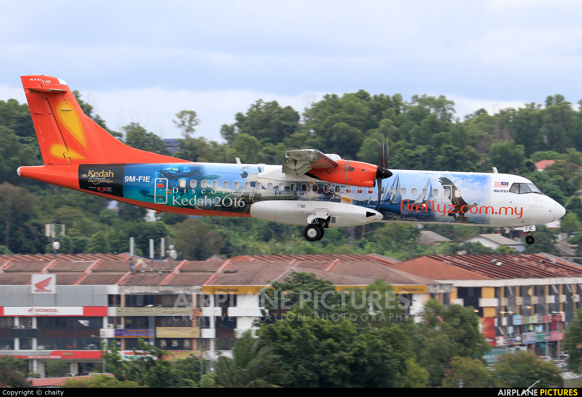 Firefly 9M-FIE aircraft at Subang - Sultan Abdul Aziz Shah