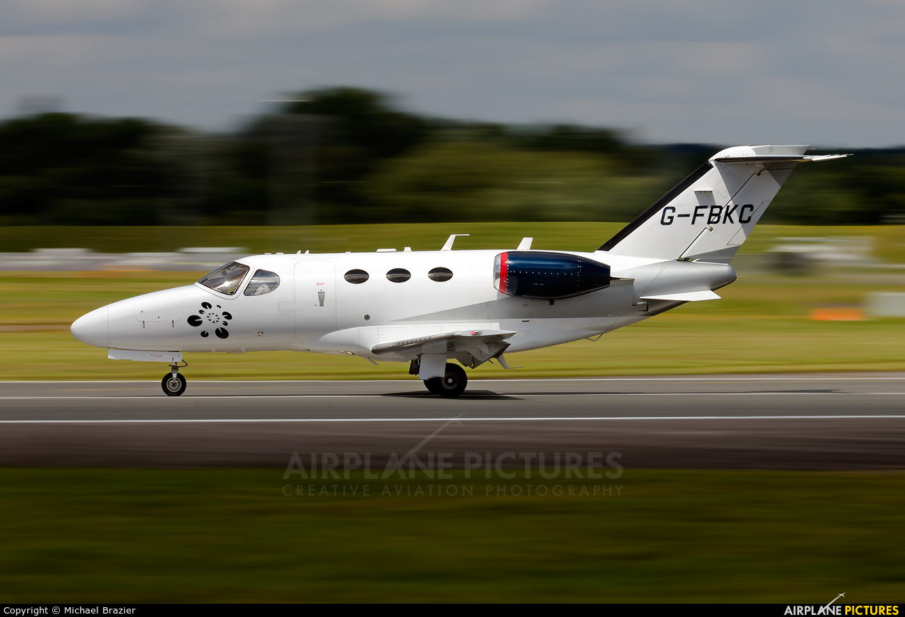 Private G-FBKC aircraft at Farnborough