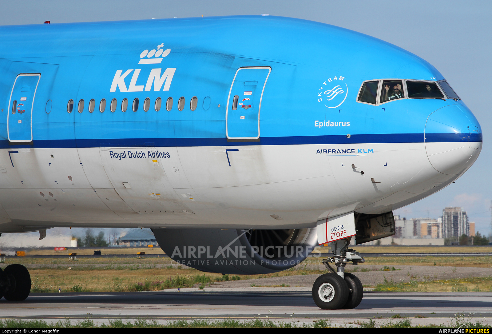 KLM PH-BQE aircraft at Toronto - Pearson Intl, ON