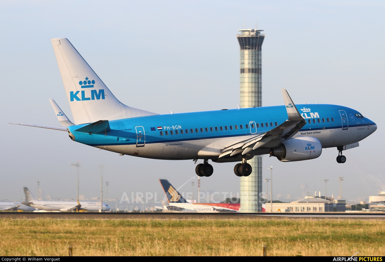 KLM PH-BGN aircraft at Paris - Charles de Gaulle