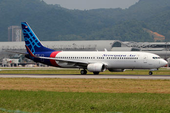 PK-CLT - Sriwajaya Air Boeing 737-800 BBJ