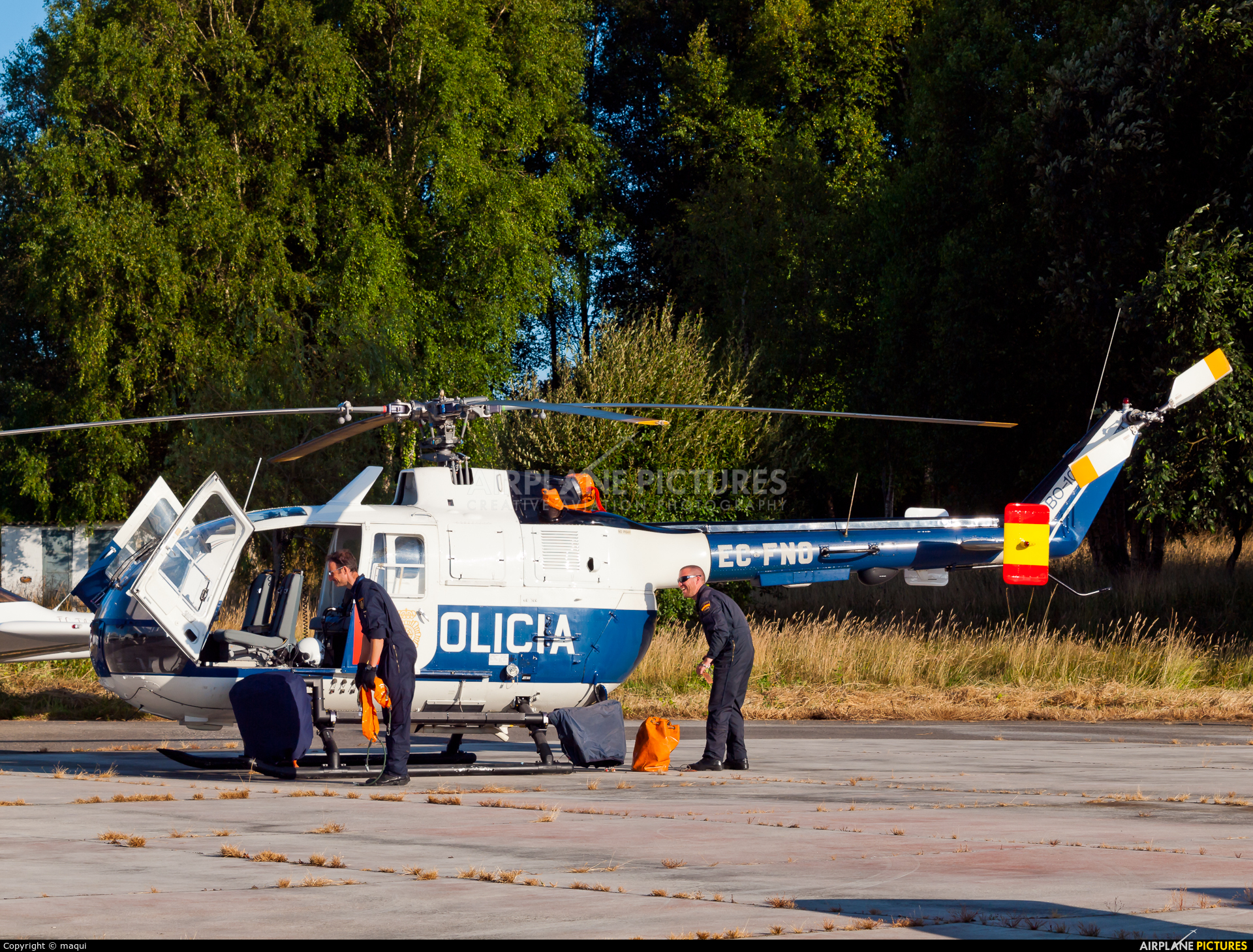 Spain - Police EC-FNO aircraft at Lugo - Rozas