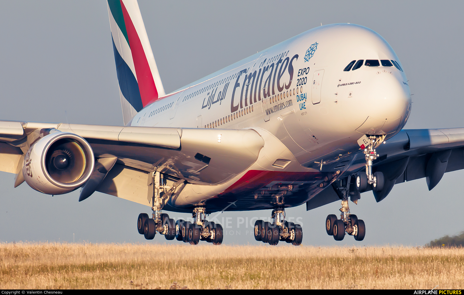 Emirates Airlines A6-EEL aircraft at Paris - Charles de Gaulle