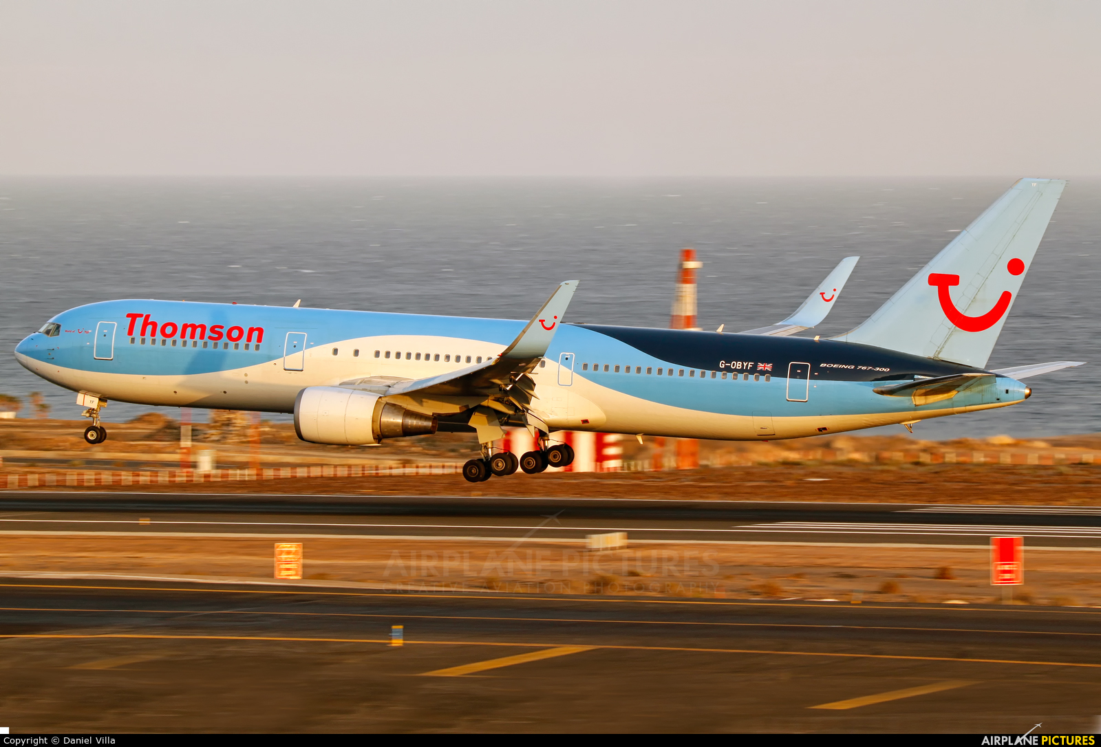 Thomson/Thomsonfly G-OBYF aircraft at Tenerife Sur - Reina Sofia