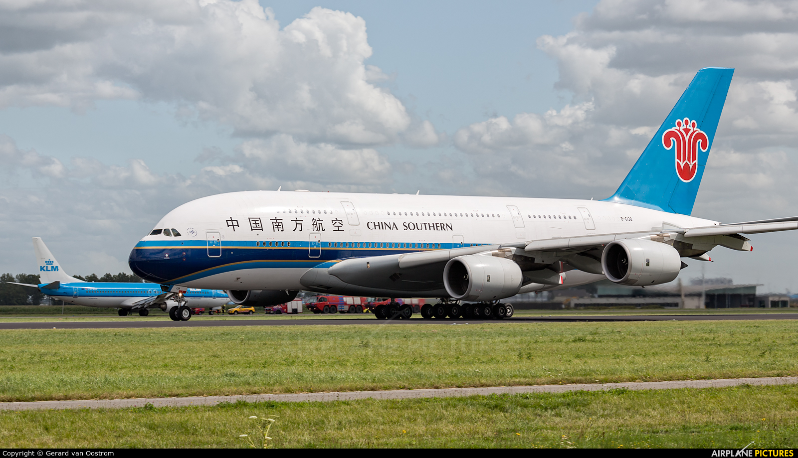China Southern Airlines B-6138 aircraft at Amsterdam - Schiphol