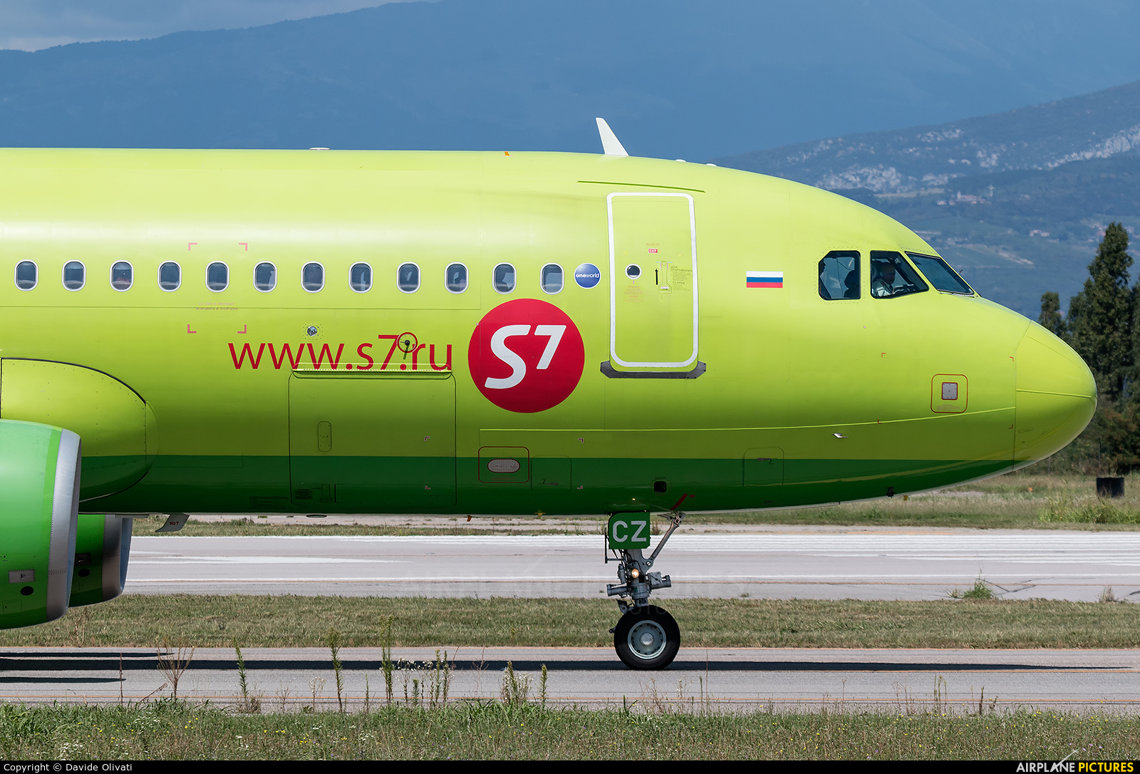 S7 Airlines VP-BCZ aircraft at Verona - Villafranca