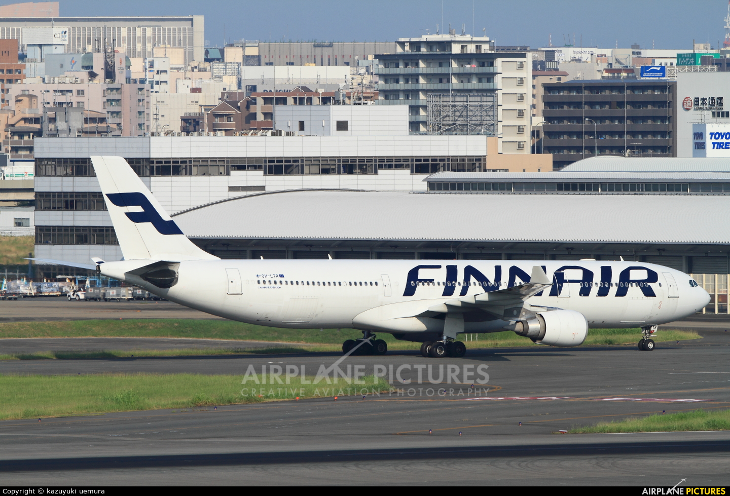 Finnair OH-LTR aircraft at Fukuoka
