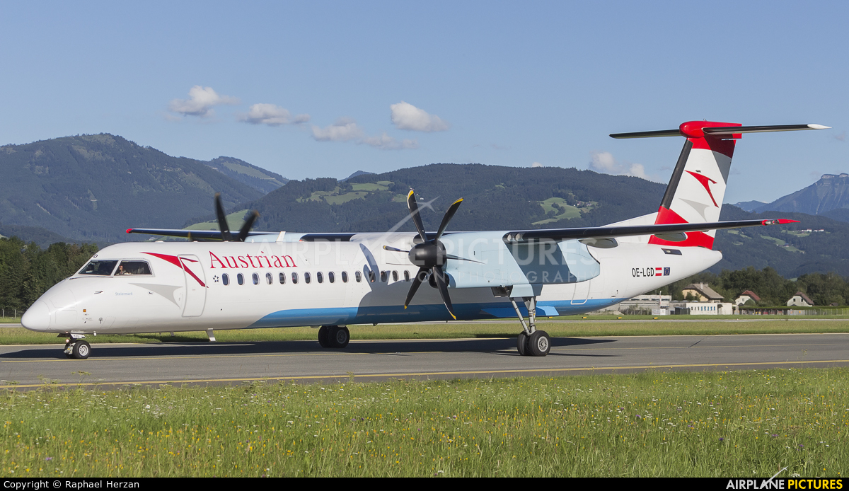 Austrian Airlines/Arrows/Tyrolean OE-LGD aircraft at Salzburg