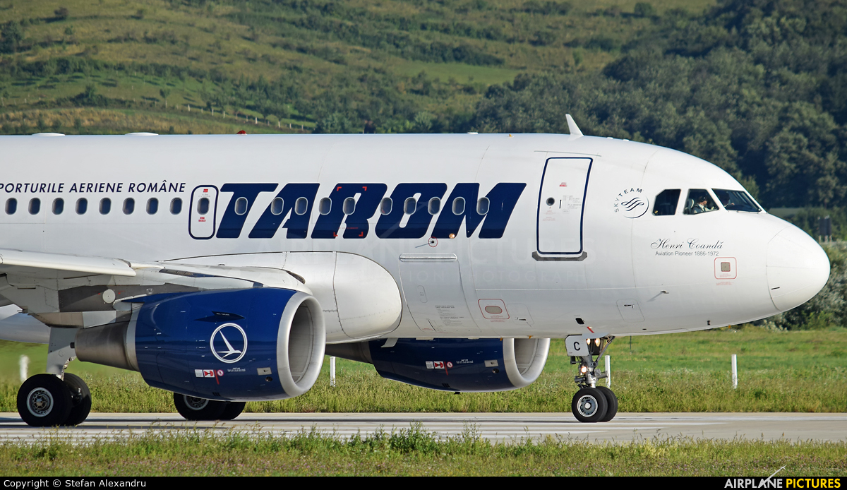 Tarom YR-ASC aircraft at Cluj Napoca - Someseni