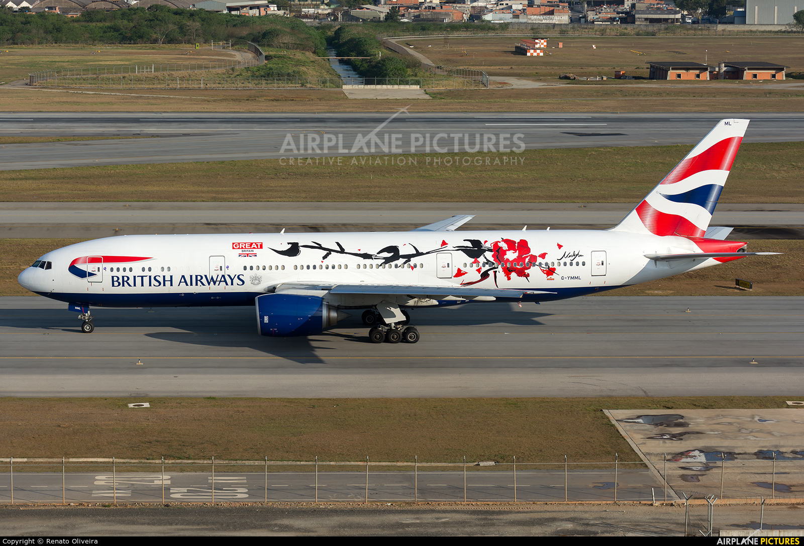 British Airways G-YMML aircraft at São Paulo - Guarulhos