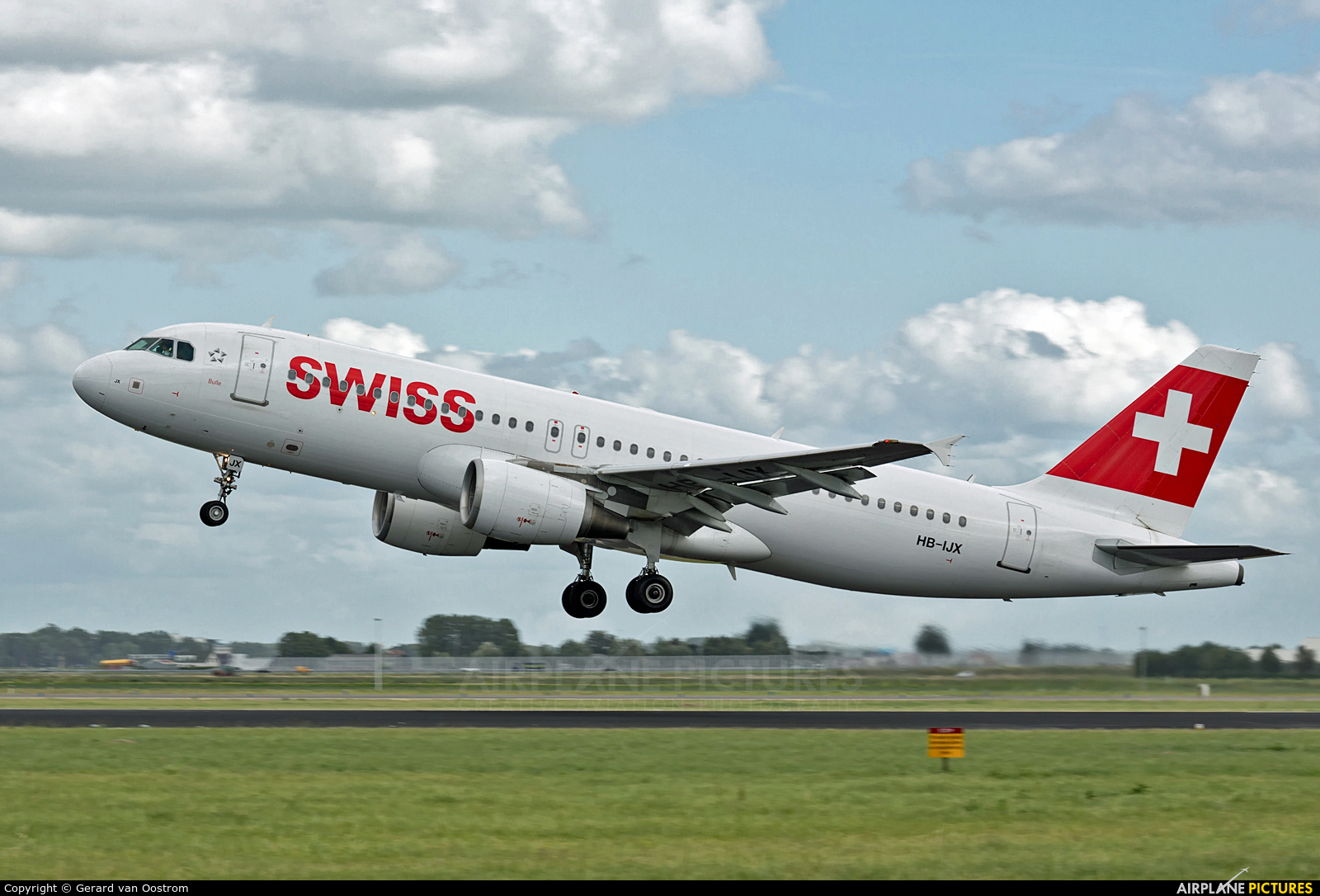 Swiss HB-IJX aircraft at Amsterdam - Schiphol