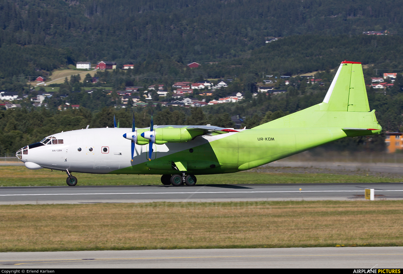 Cavok Air UR-KDM aircraft at Trondheim - Vaernes