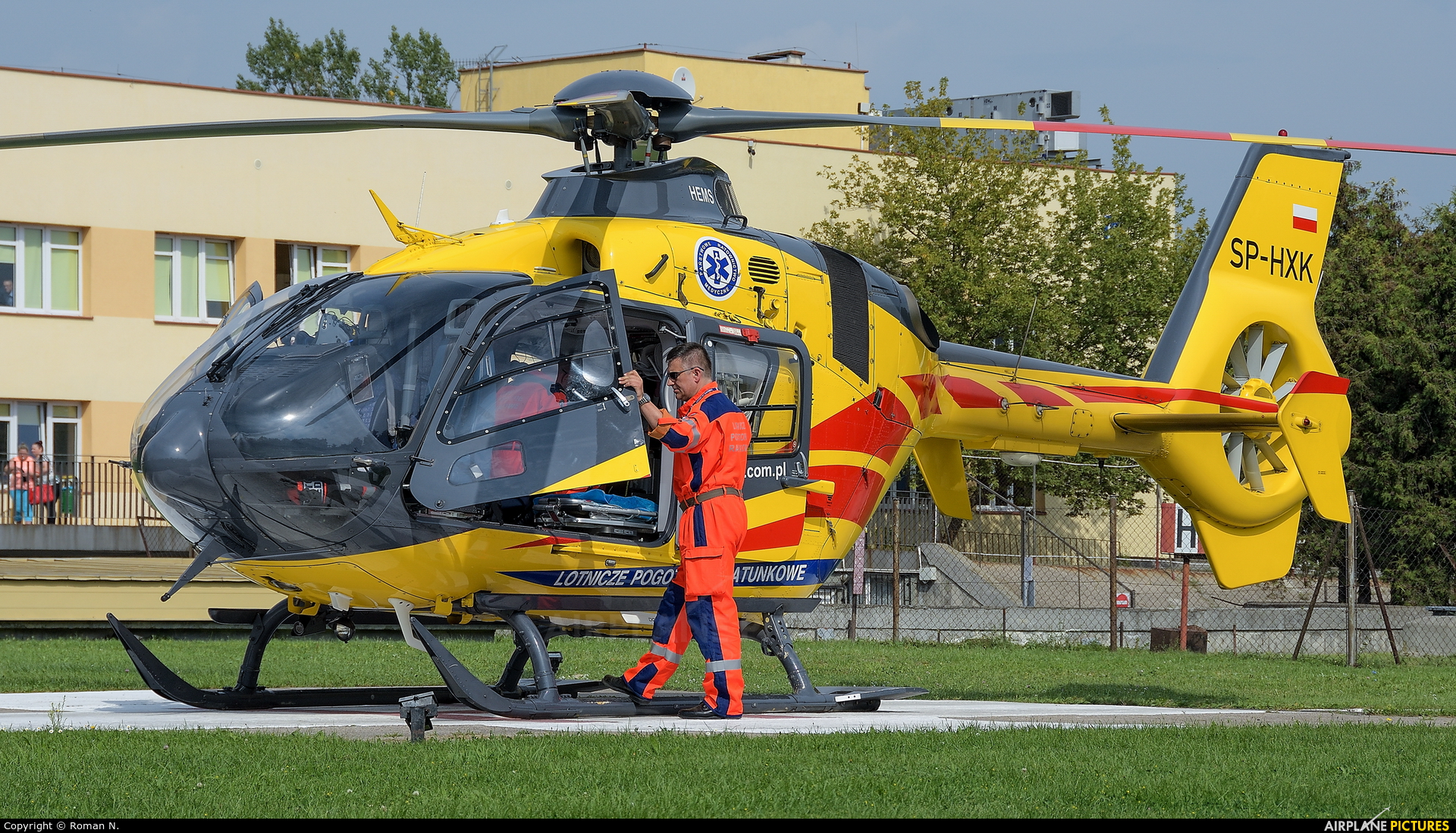 Polish Medical Air Rescue - Lotnicze Pogotowie Ratunkowe SP-HXK aircraft at Bydgoszcz - Off Airport