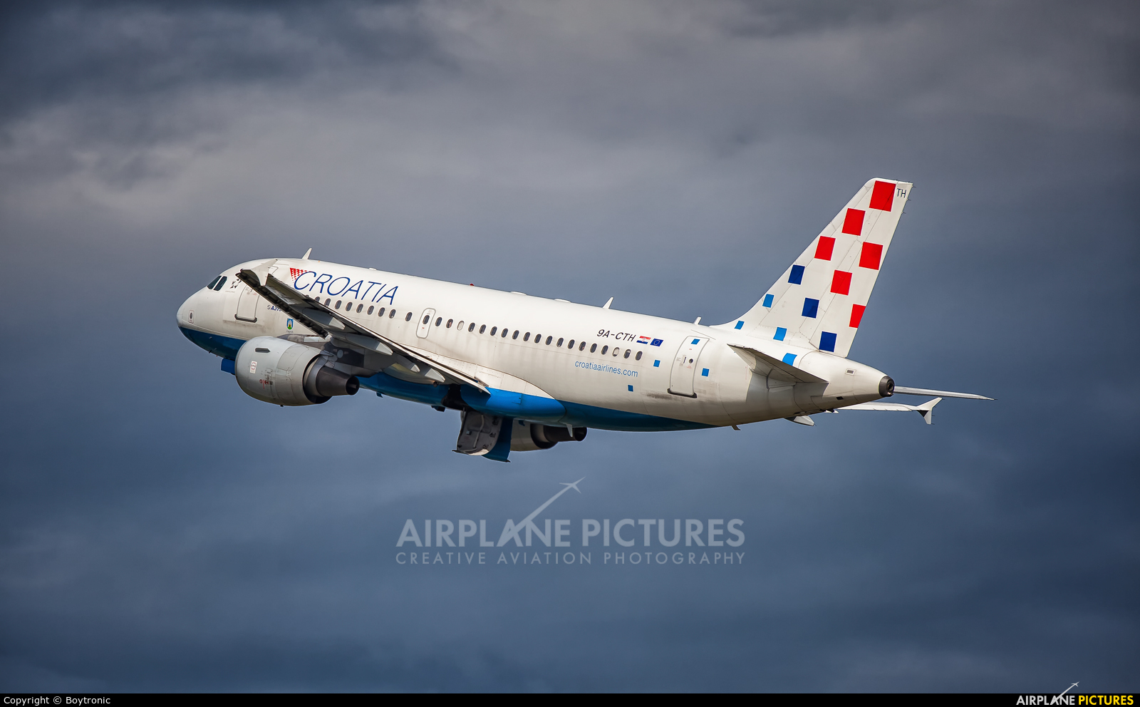Croatia Airlines 9A-CTH aircraft at Zagreb