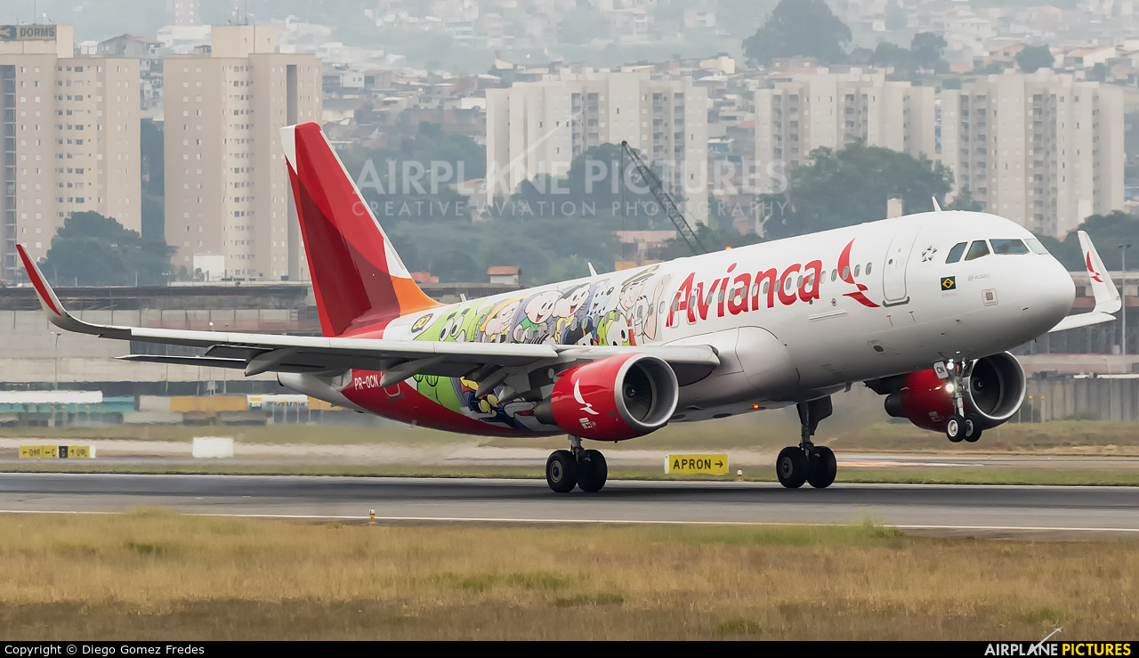 Avianca Brasil PR-OCN aircraft at São Paulo - Guarulhos