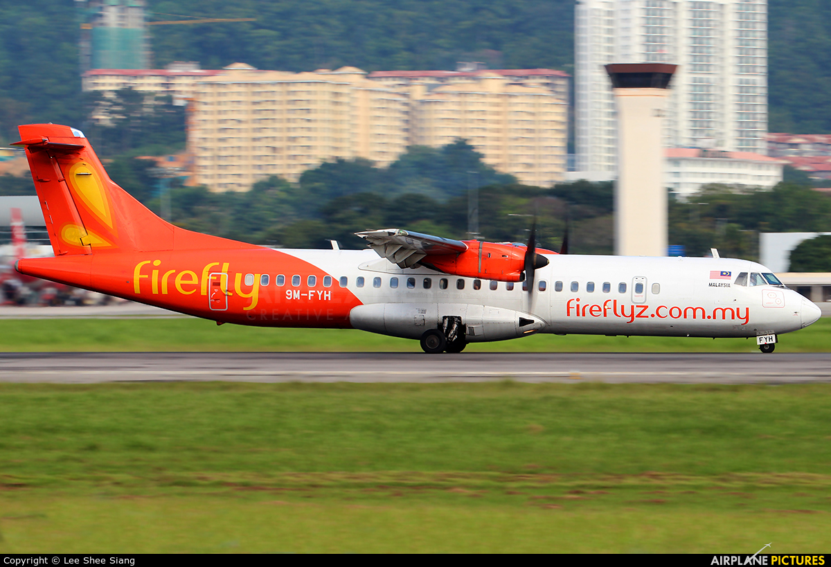 Firefly 9M-FYH aircraft at Penang Intl