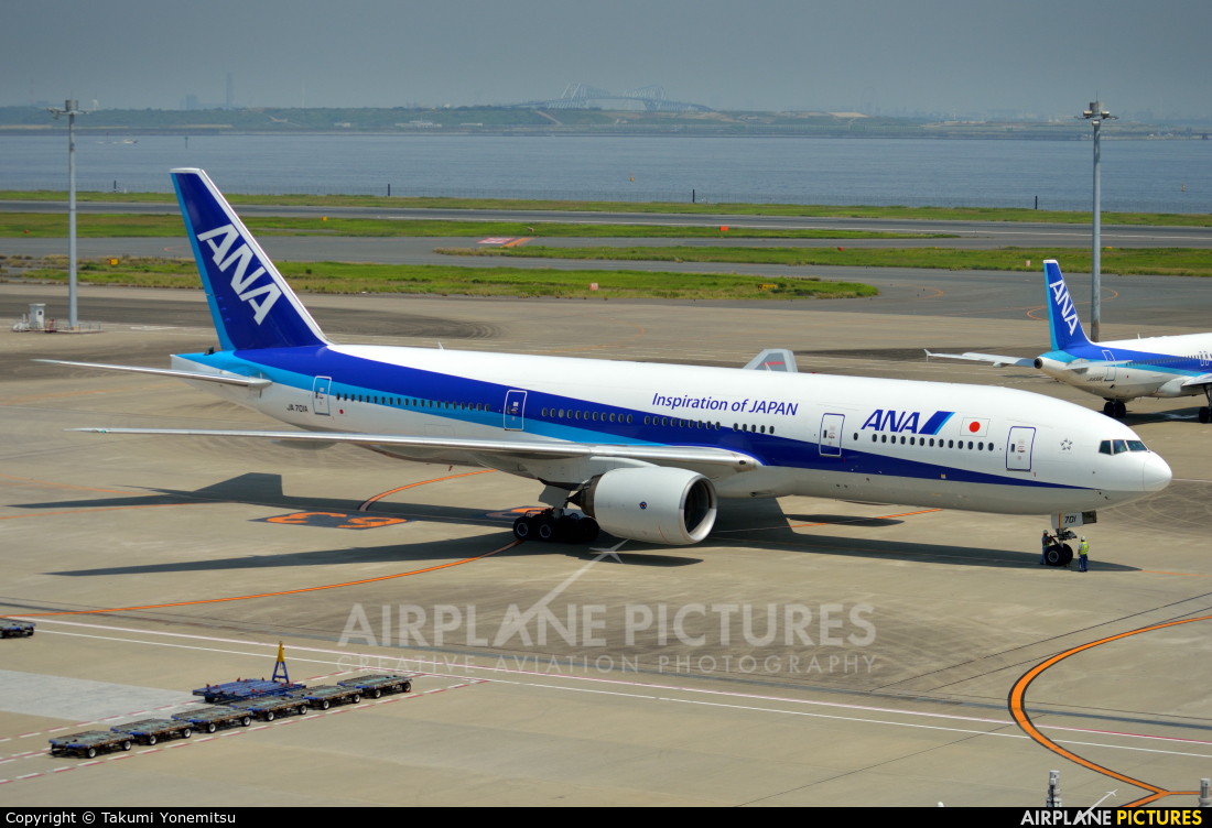 ANA - All Nippon Airways JA701A aircraft at Tokyo - Haneda Intl