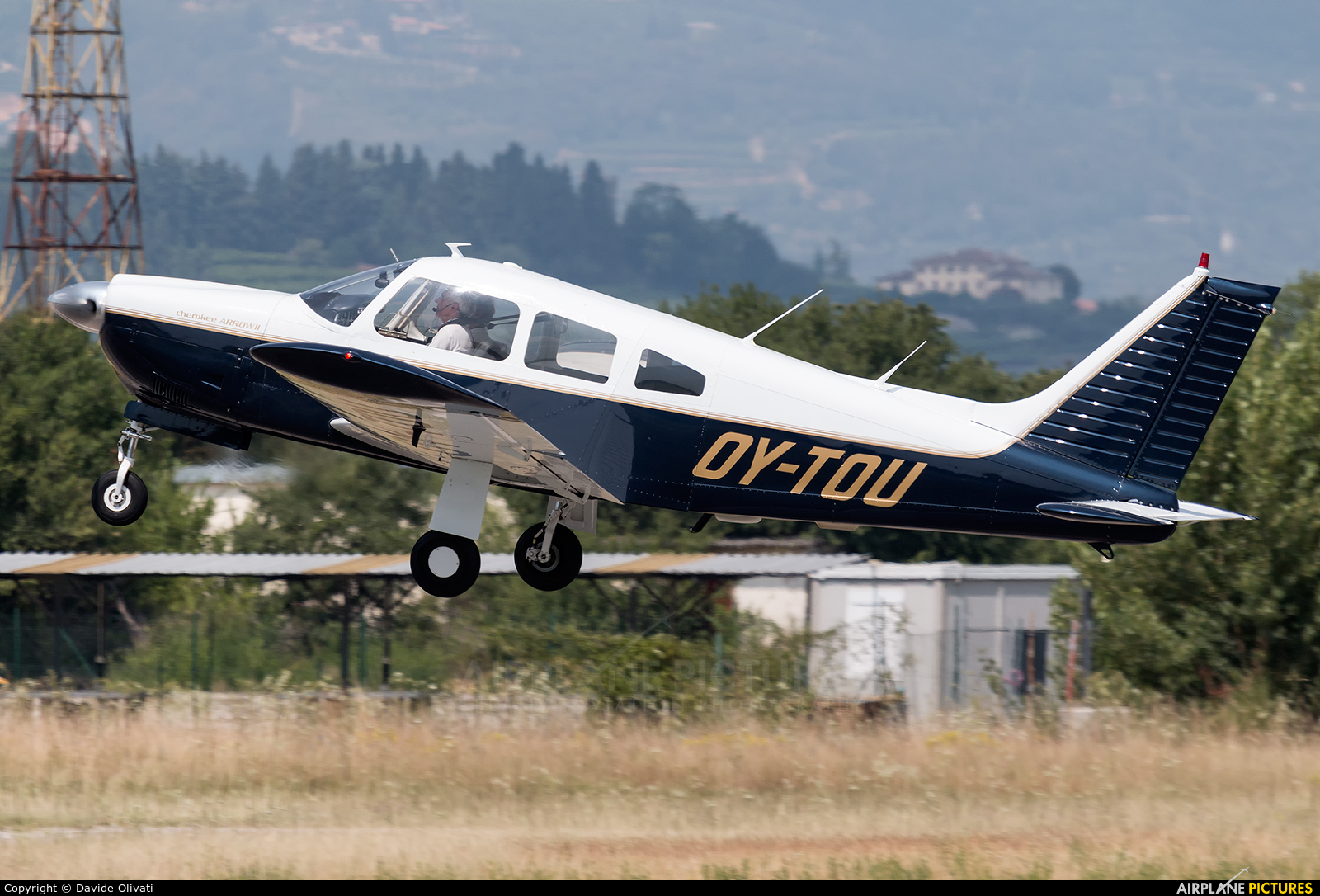 Private OY-TOU aircraft at Verona - Boscomantico