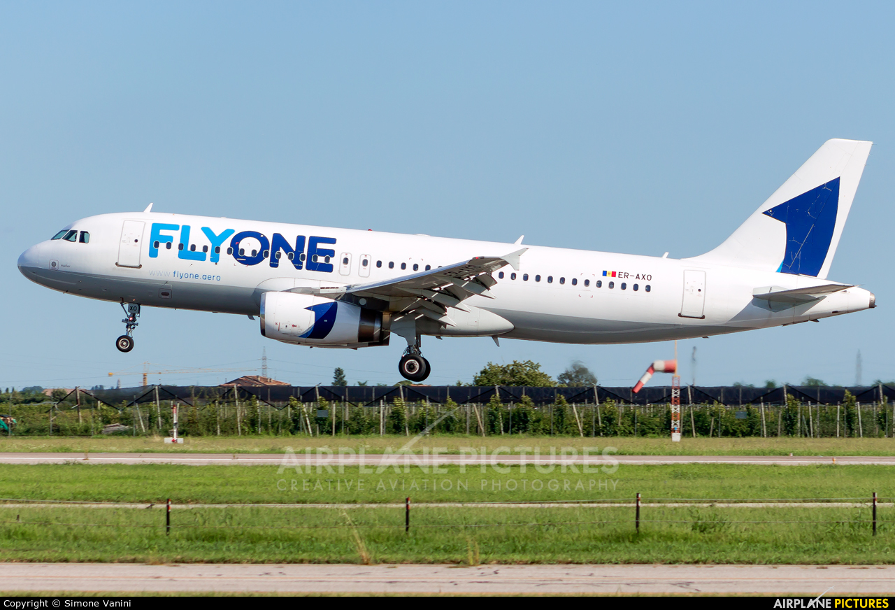 FlyOne ER-AXO aircraft at Verona - Villafranca
