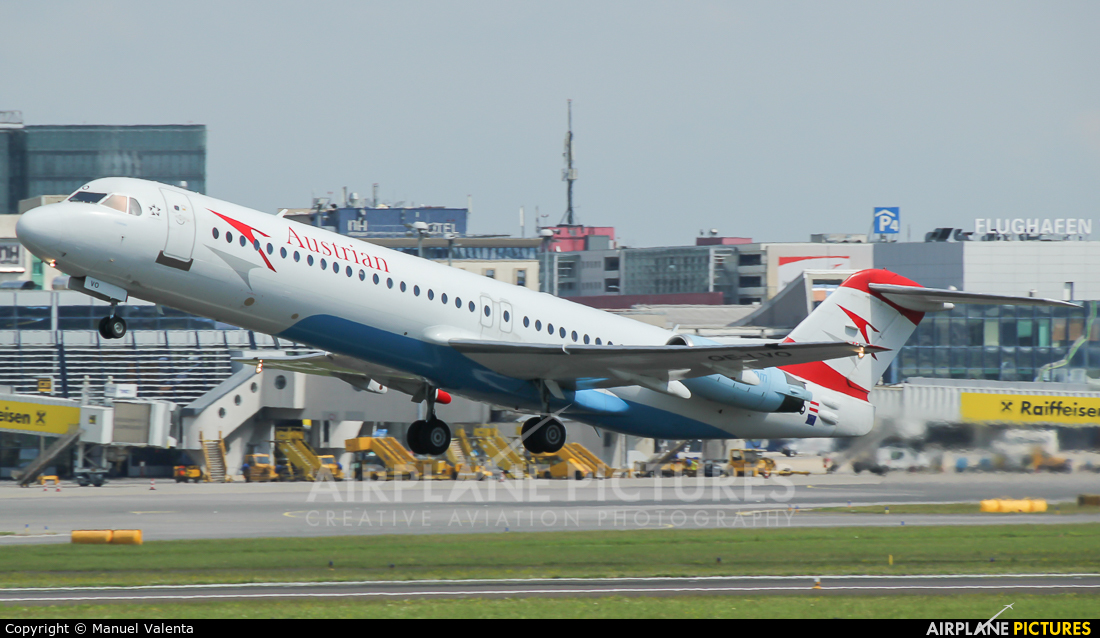 Austrian Airlines/Arrows/Tyrolean OE-LVO aircraft at Vienna - Schwechat