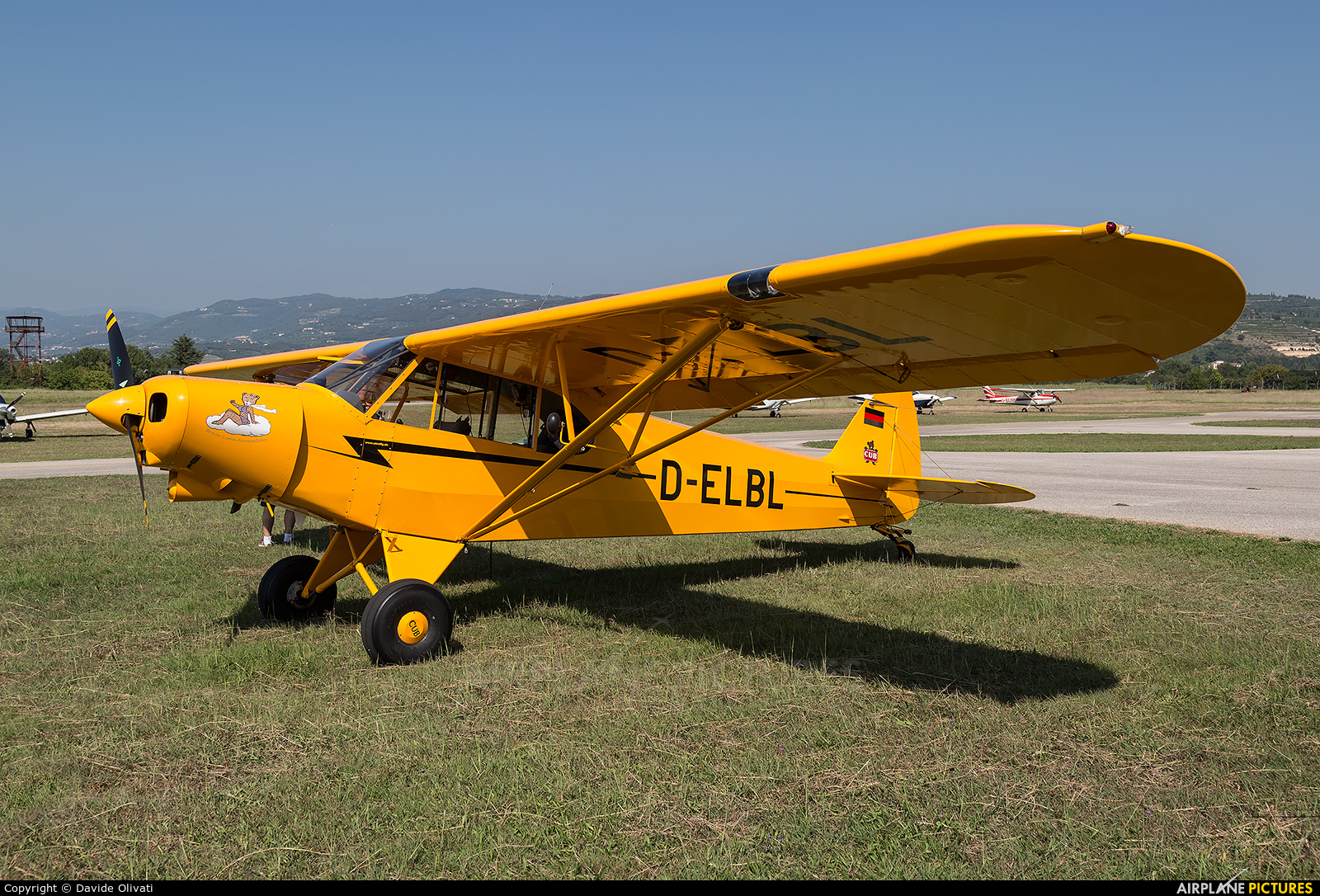 Private D-ELBL aircraft at Verona - Boscomantico