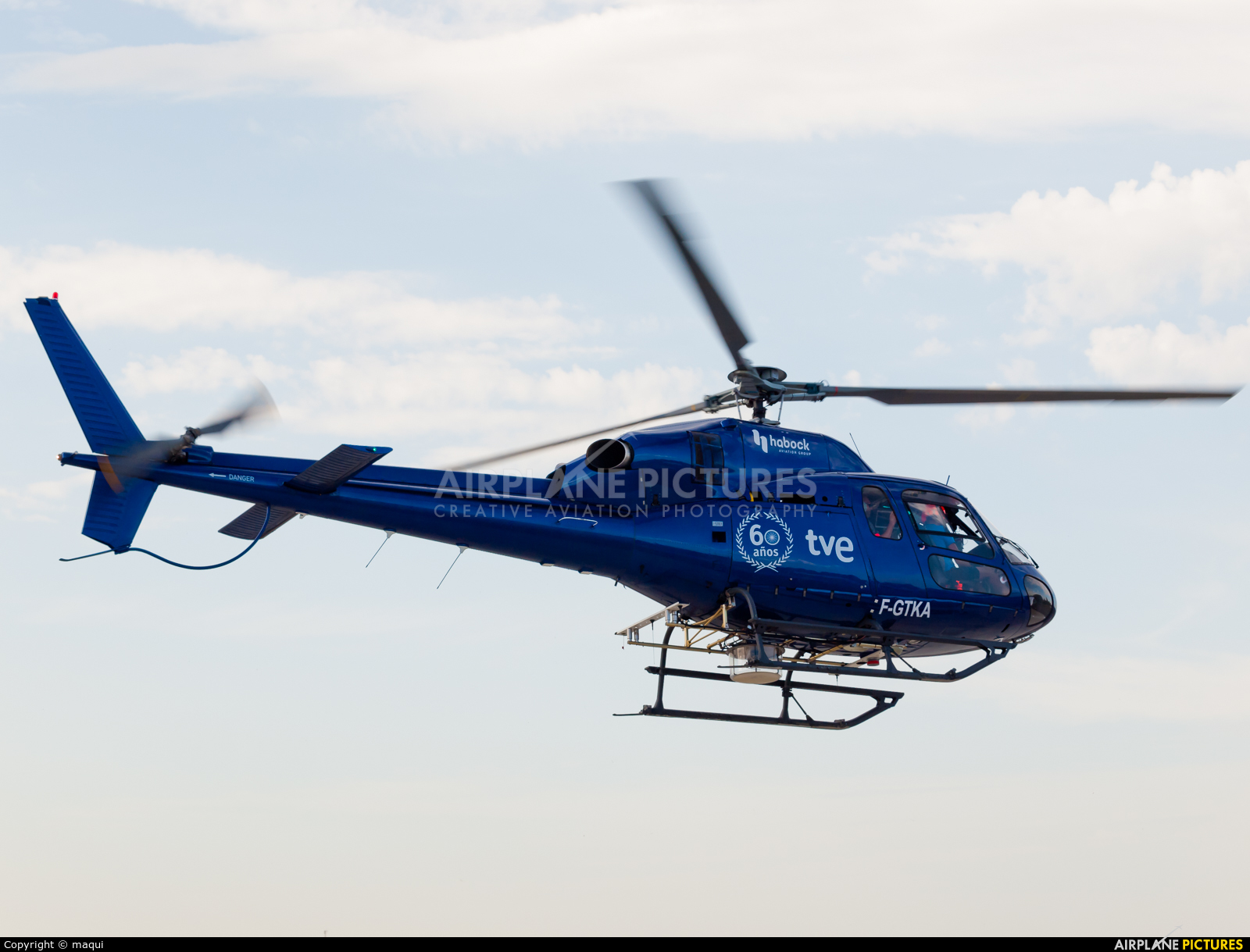 Mont Blanc Helicopteres F-GTKA aircraft at Lugo - Rozas