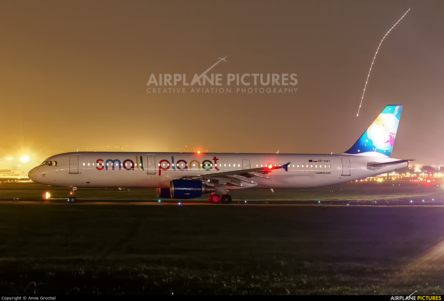 Small Planet Airlines SP-HAY aircraft at Warsaw - Frederic Chopin