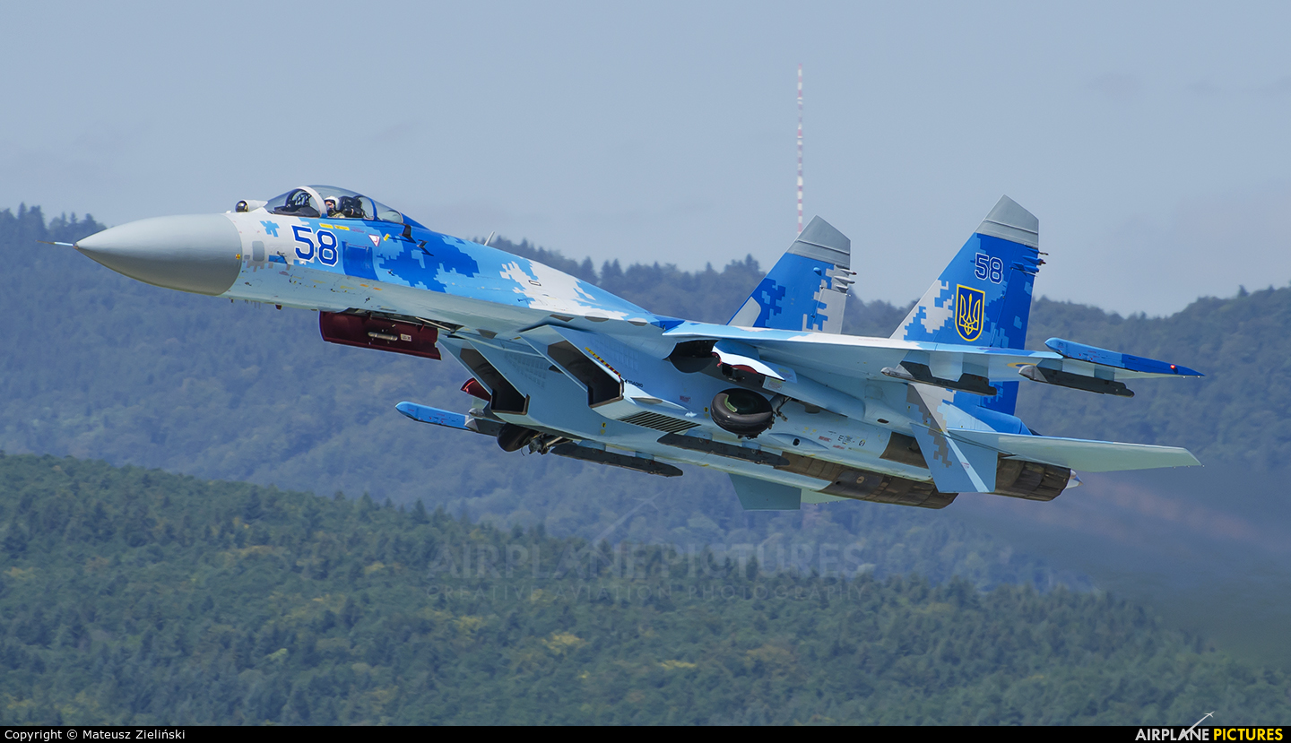 Ukraine - Air Force 58 aircraft at Sliač