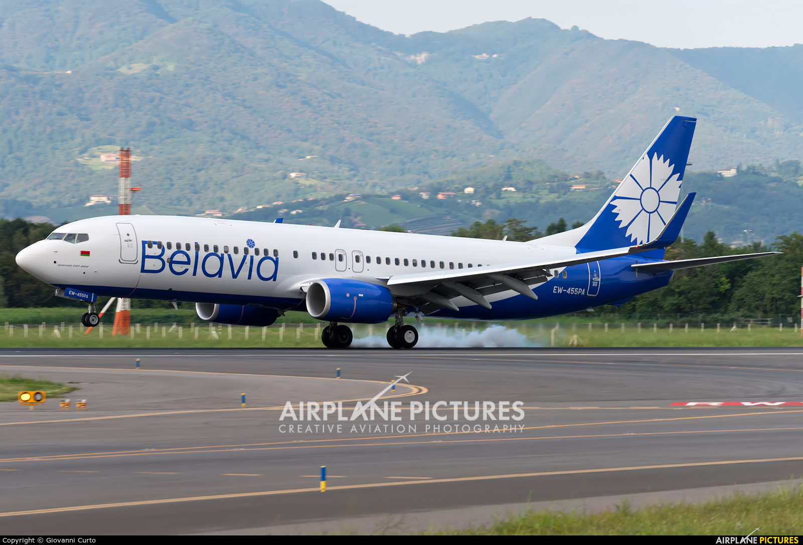 Belavia EW-455PA aircraft at Bergamo - Orio al Serio