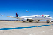 First A350 in LATAM colours title=