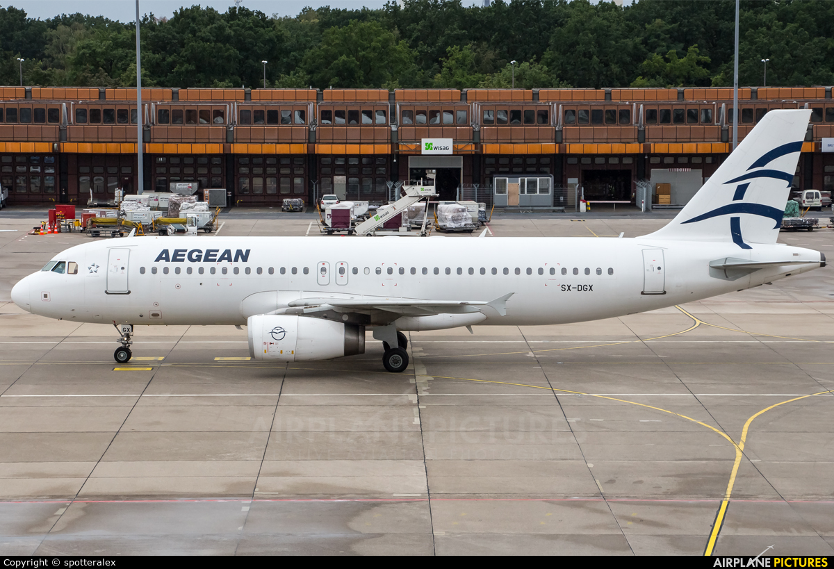 Aegean Airlines SX-DGX aircraft at Berlin - Tegel
