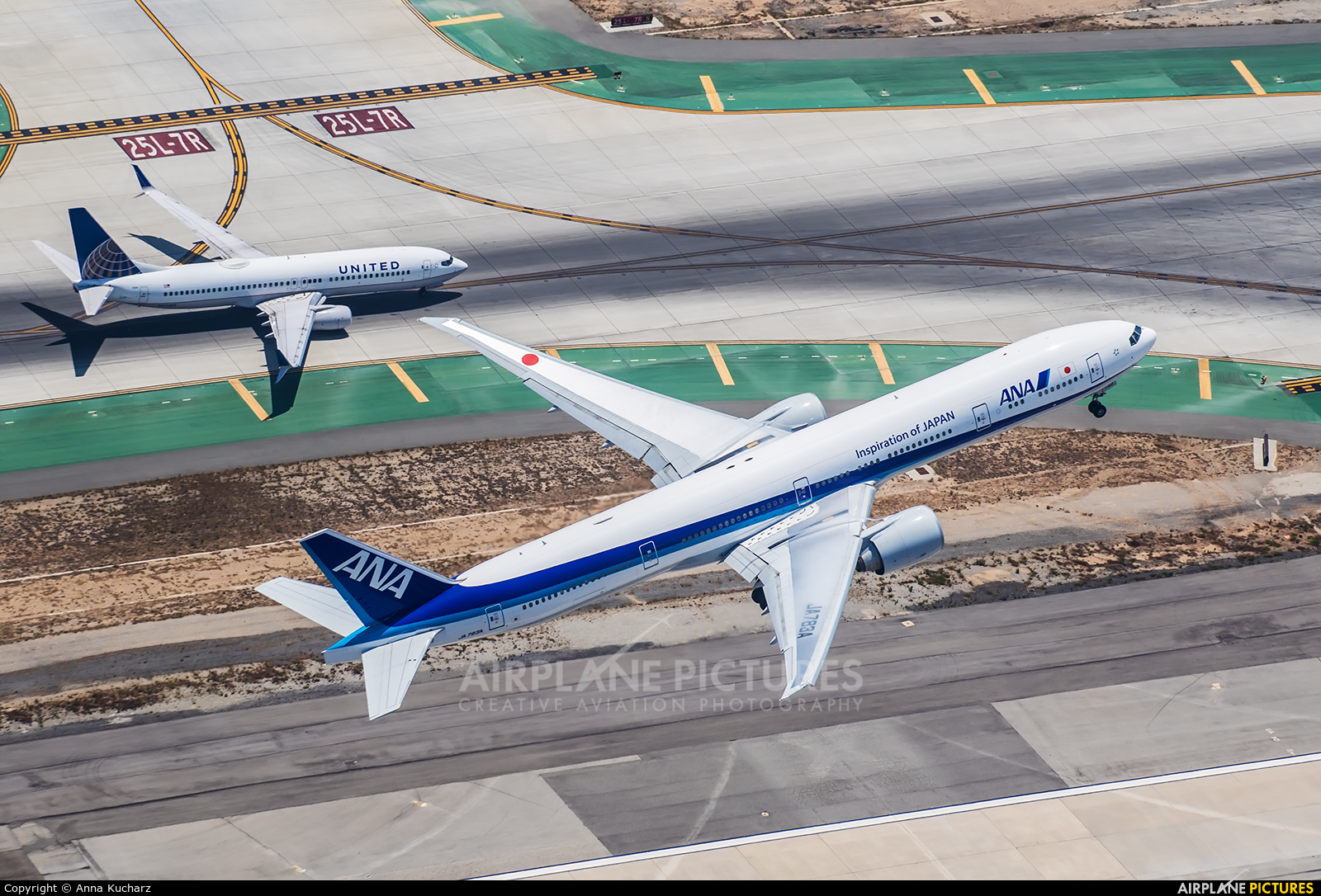 ANA - All Nippon Airways JA783A aircraft at Los Angeles Intl