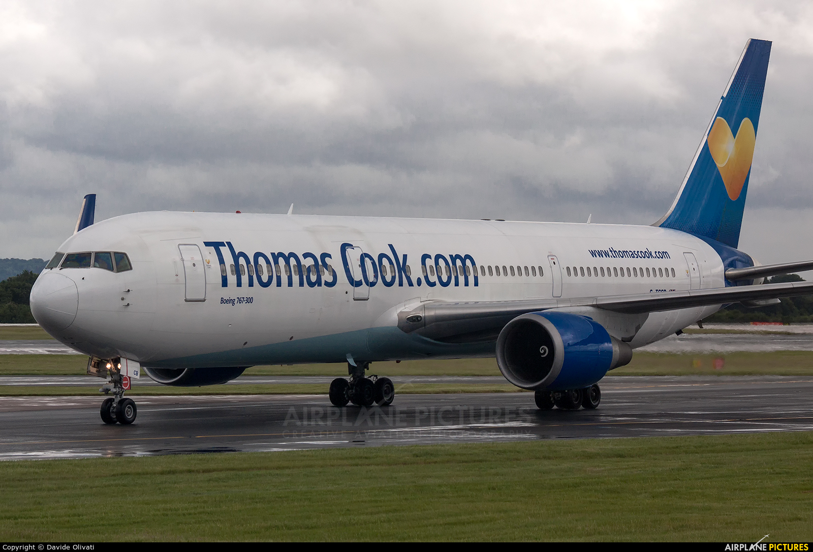 Thomas Cook G-TCCB aircraft at Manchester