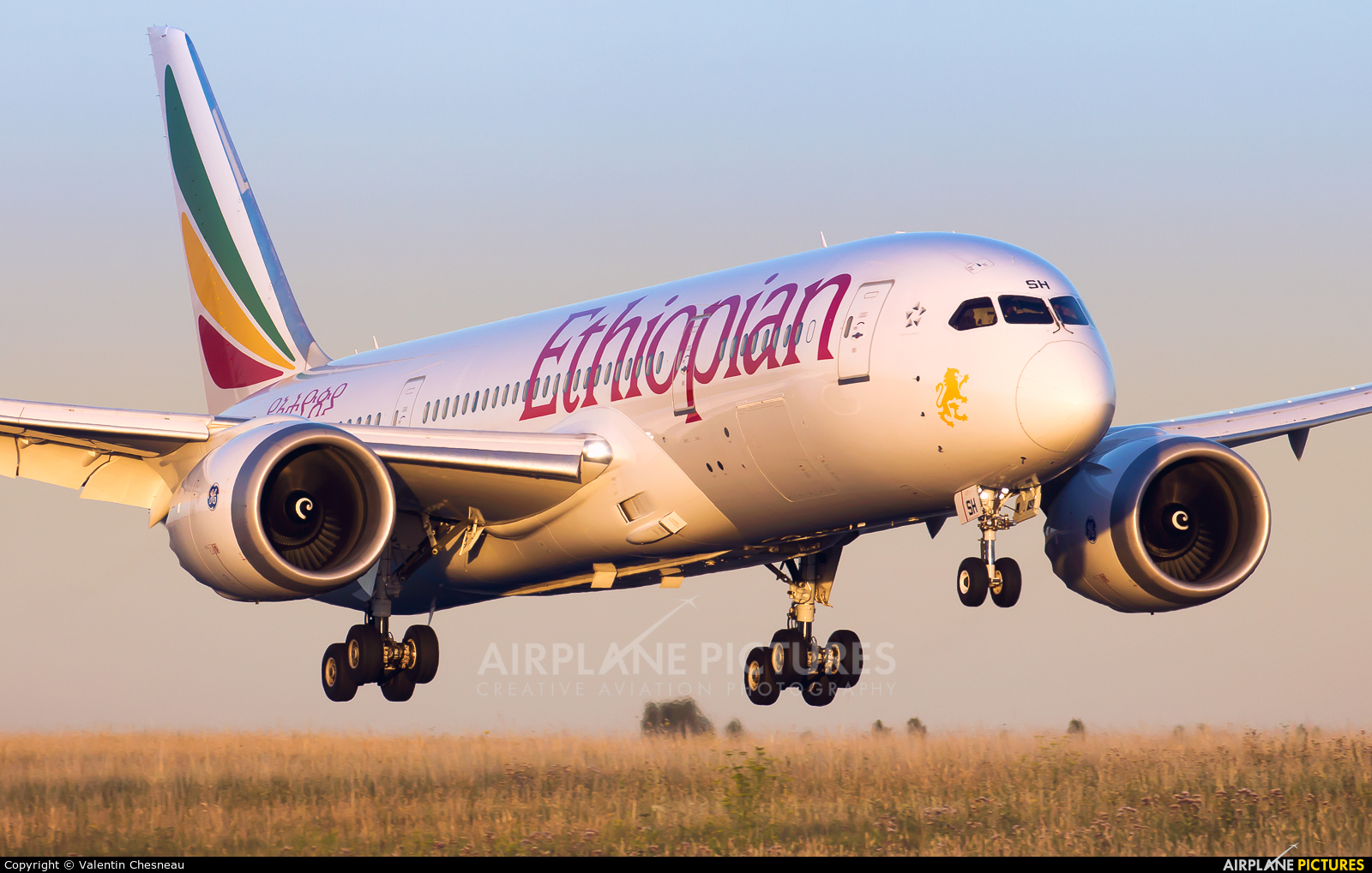 Ethiopian Airlines ET-ASH aircraft at Paris - Charles de Gaulle
