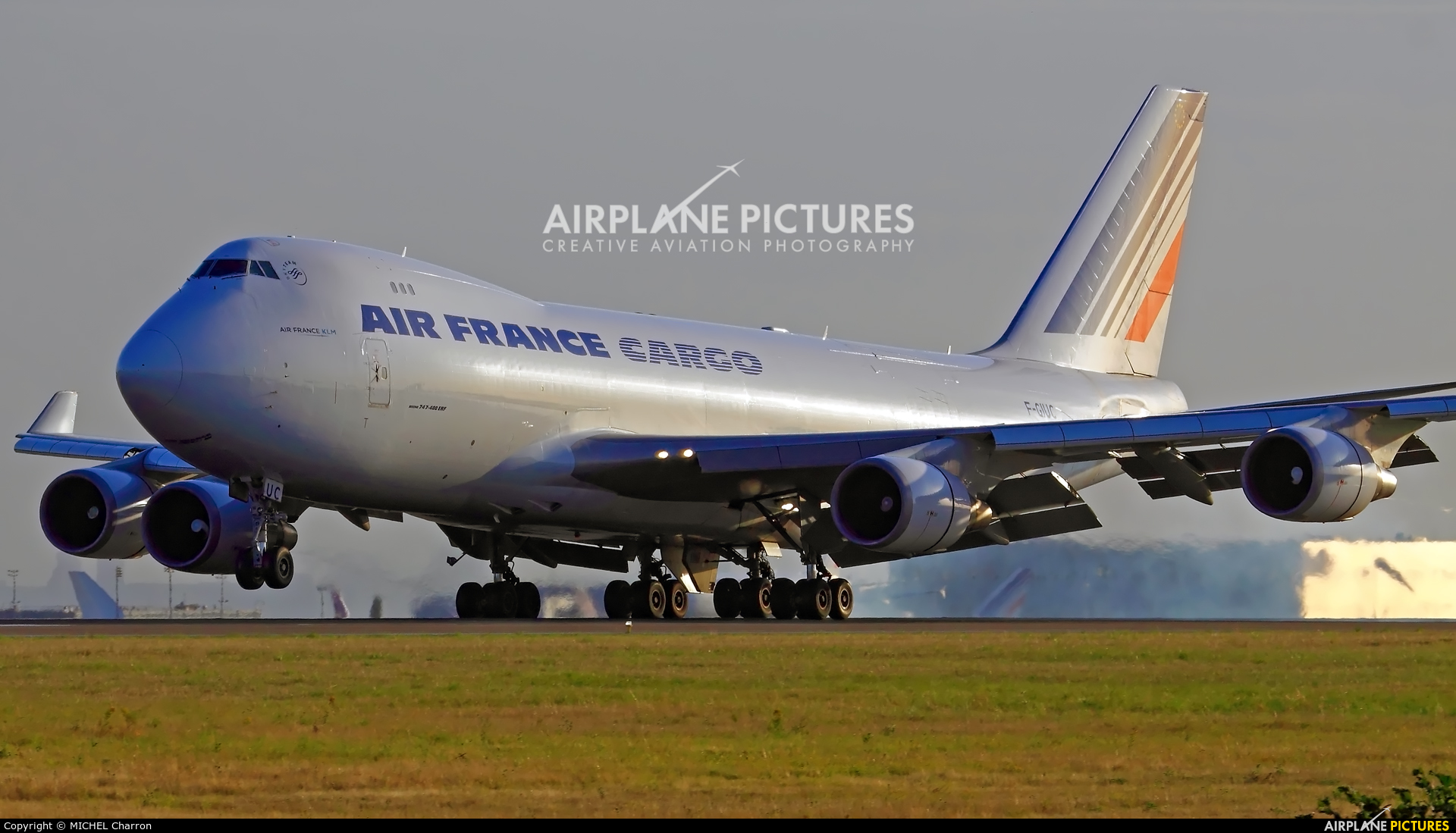Air France Cargo F-GIUC aircraft at Paris - Charles de Gaulle