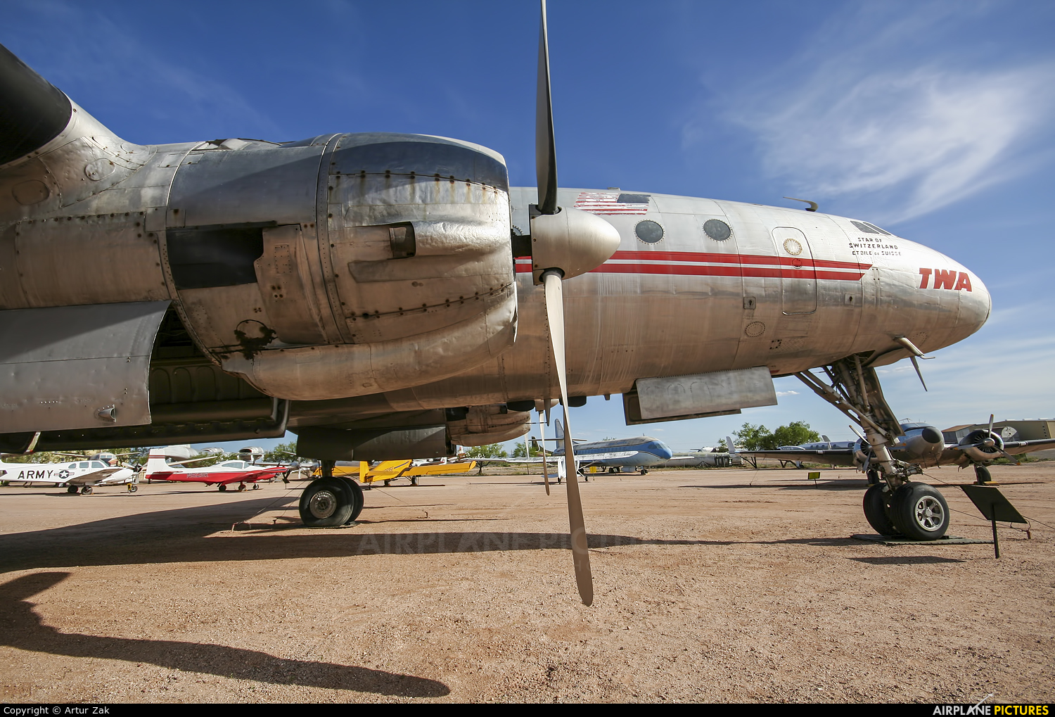 TWA N90831 aircraft at Tucson - Pima Air & Space Museum